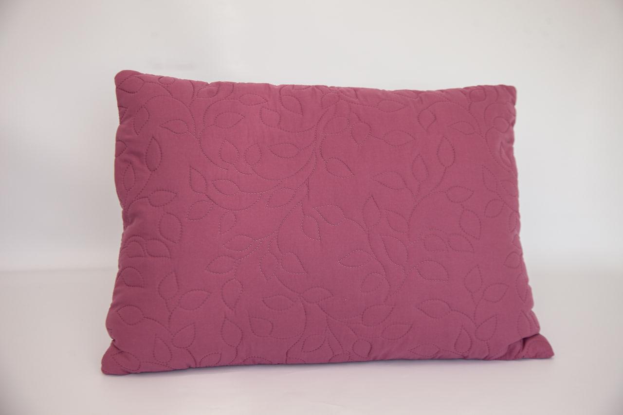 Подушка антиалергійна зі зйомним чохлом 50х70 см Бордова