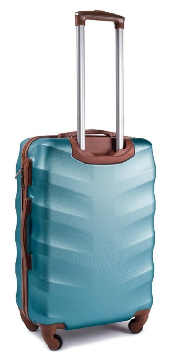 Чемодан пластиковый WINGS 402 большой Серебристо-синий (Wp00136) - фото 2 Чемодан пластиковый WINGS 402 большой Серебристо-синий (Wp00136) - фото 2