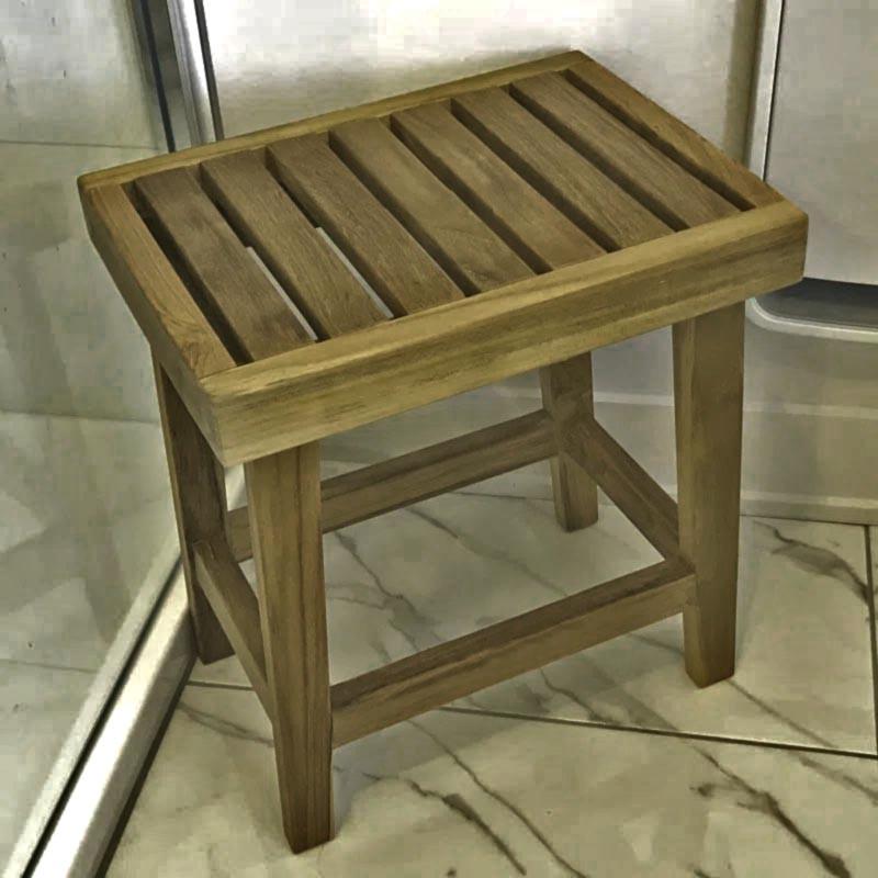 Стілець для ванної з дерева Трімас Палісандр (ТВН-008902)