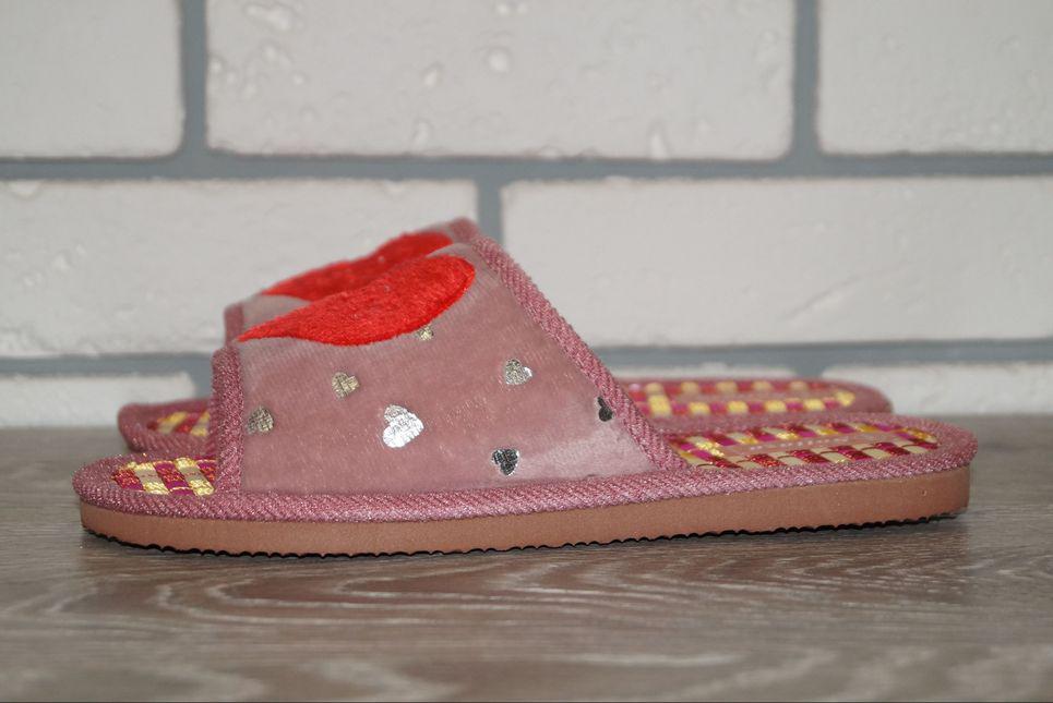 Тапочки кімнатні Sollaza р. 38/39 25,5 см Рожевий (31263-3839) - фото 4