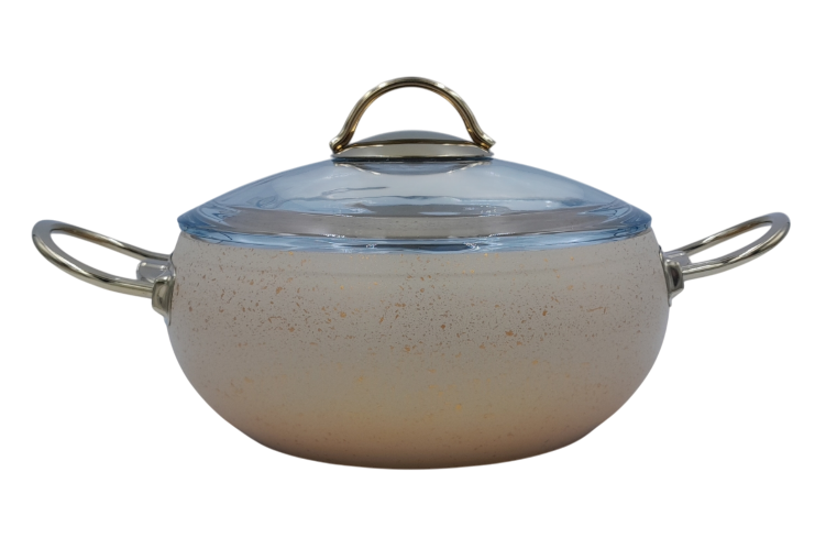 Каструля з кришкою OMS з антипригарним покриттям для газу і індукціі 2 л Cream (3141-IND-18-Cream) - фото 1 Каструля з кришкою OMS з антипригарним покриттям для газу і індукціі 2 л Cream (3141-IND-18-Cream) - фото 1