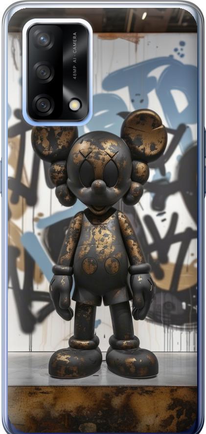 Чехол на Oppo A74 Bronze kaws v2 (6098u-2305-42517)