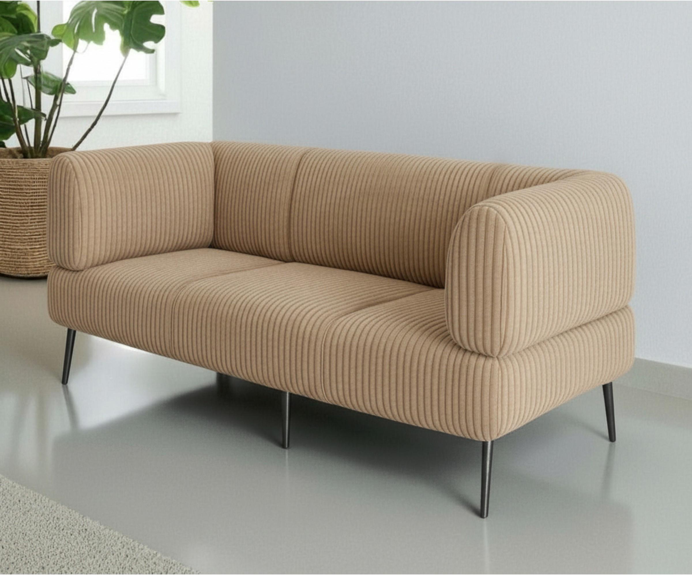 Диван офісний ТОБІ ШО Бенно-1 з підлокітниками 1800х720х750 мм велюр/вельвет Lotus 09/DK Beige (fr561s2) Диван офісний ТОБІ ШО Бенно-1 з підлокітниками 1800х720х750 мм велюр/вельвет Lotus 09/DK Beige (fr561s2)