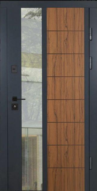 Входная дверь ABWEHR 478 UFO 860х2050 мм Gold