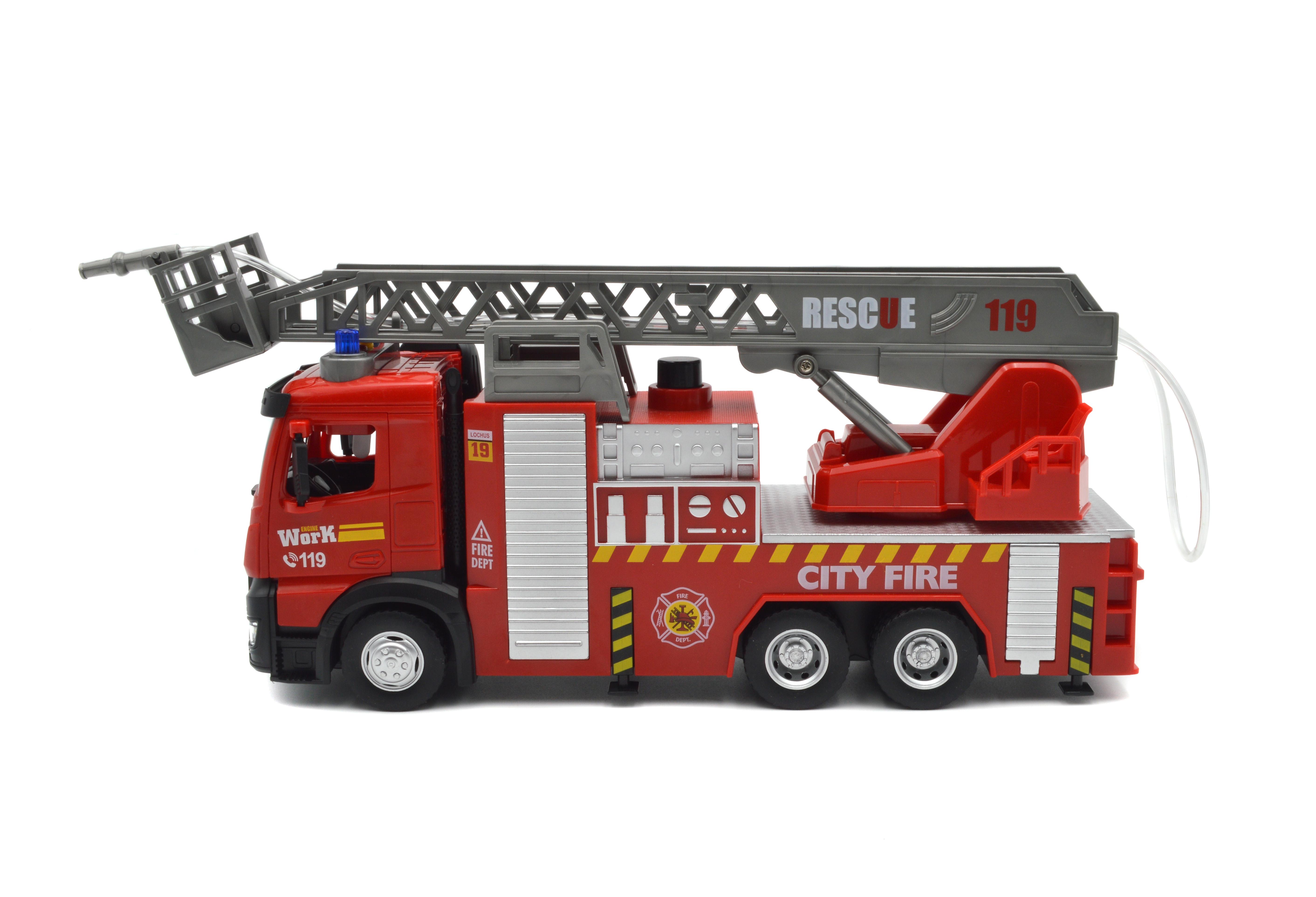 Пожарная машина 8181-1 инерция/звук/свет (8181-1) - фото 2 Пожарная машина 8181-1 инерция/звук/свет (8181-1) - фото 2