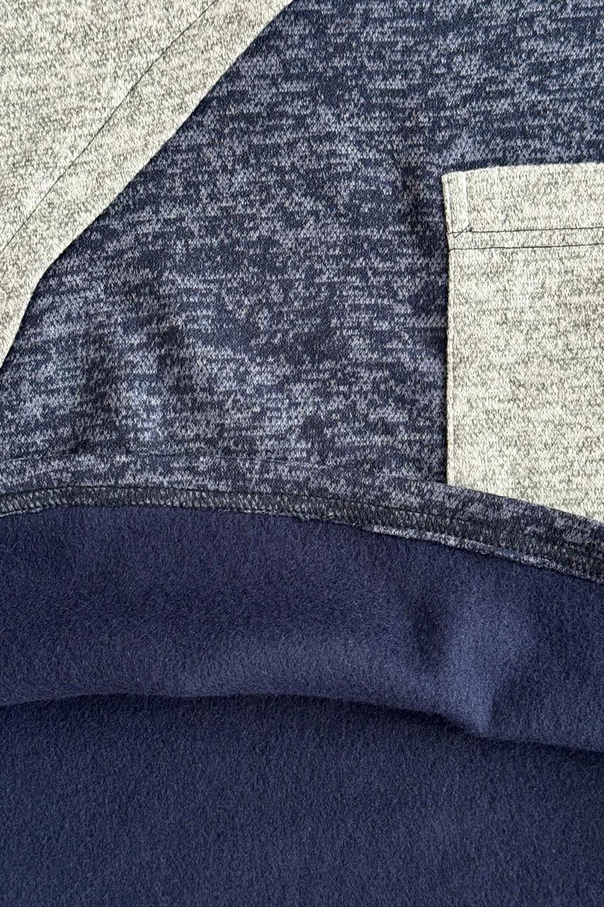 Туника флисовая PANNI Женя теплая с карманом р. 64-66 Синий (Р2508252286) - фото 6 Туника флисовая PANNI Женя теплая с карманом р. 64-66 Синий (Р2508252286) - фото 6