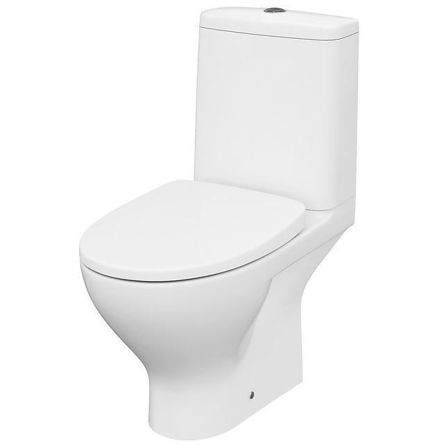 Унітаз підлоговий Cersanit Moduo 652 K116-004 безобідковий із сидінням з мікроліфтом (196101)