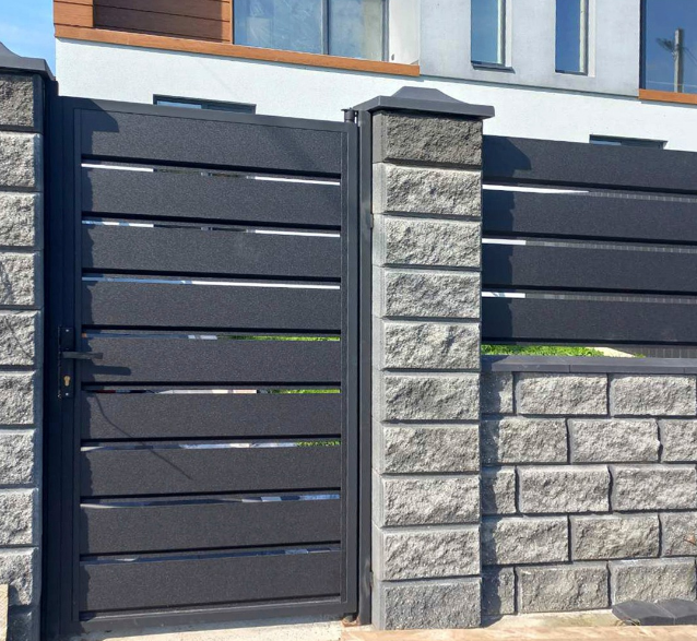 Ламель для забора Ранчо 145х2000 мм Ral 7016/Антрацитовый (576626) - фото 2