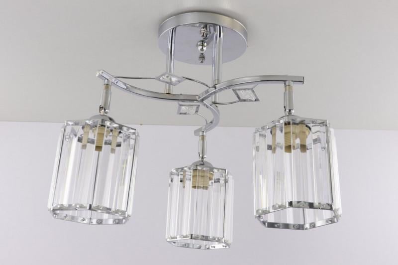 Люстра потолочная на 3 лампочки 9363/3-ch Хром (5-9363/3-ch)