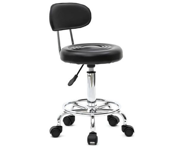 Крісло Віго на колесах Чорний