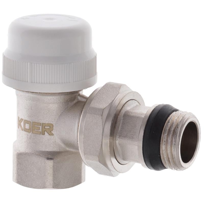 Кран термостатический угловой KOER KR.921-GI 1/2" (KR2682)