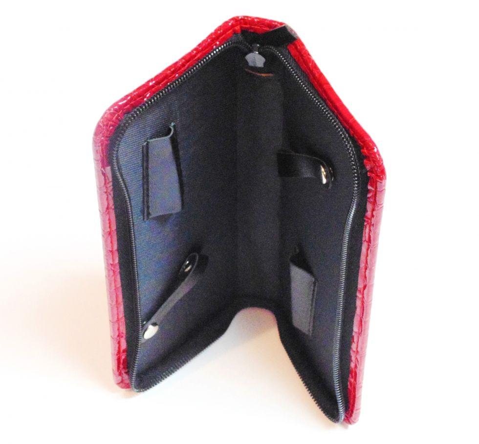 Чехол кошелек для двух пар ножниц ДенІС professional Красный (1453070103) - фото 4 Чехол кошелек для двух пар ножниц ДенІС professional Красный (1453070103) - фото 4