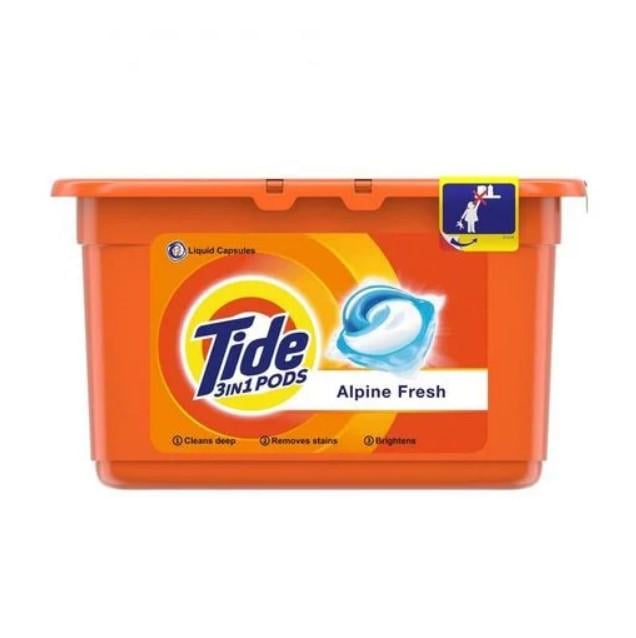 Гель-капсули для прання Tide Альпійська свіжість 12 шт. (НФ-00004847)