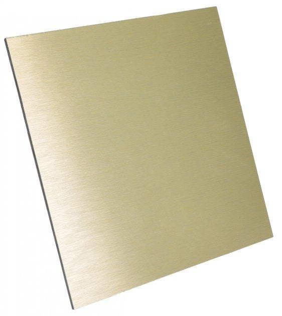 Панель AirRoxy для вытяжных вентиляторов dRim 100/125 Brushed Gold Plexi (01-169)