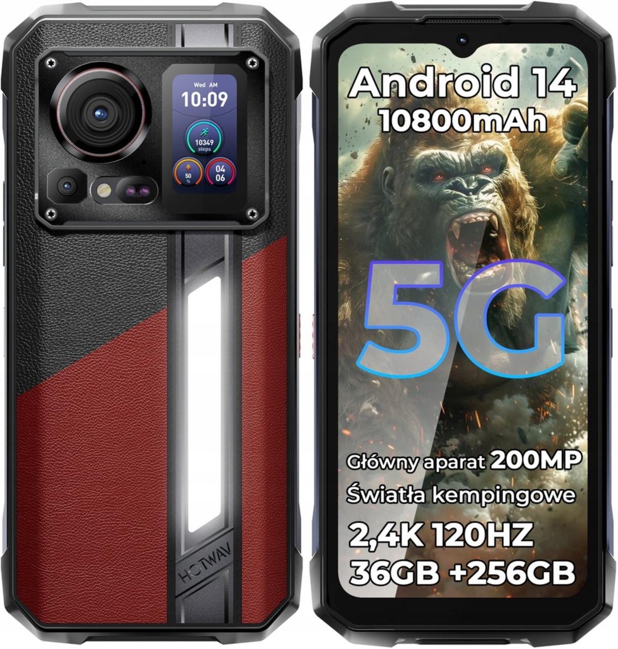 Смартфон Hotwav Hyper 7 Pro 5G 16/256 Гб Global Magma Red