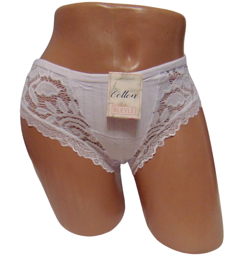 Женские трусики в рубчик Bleyle 6068 3XL Белый (1764290995) Женские трусики в рубчик Bleyle 6068 3XL Белый (1764290995)