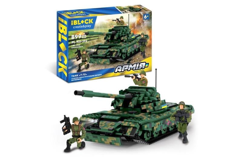 Конструктор Iblock Танк Т-72 899 деталей (мс2266кон8)