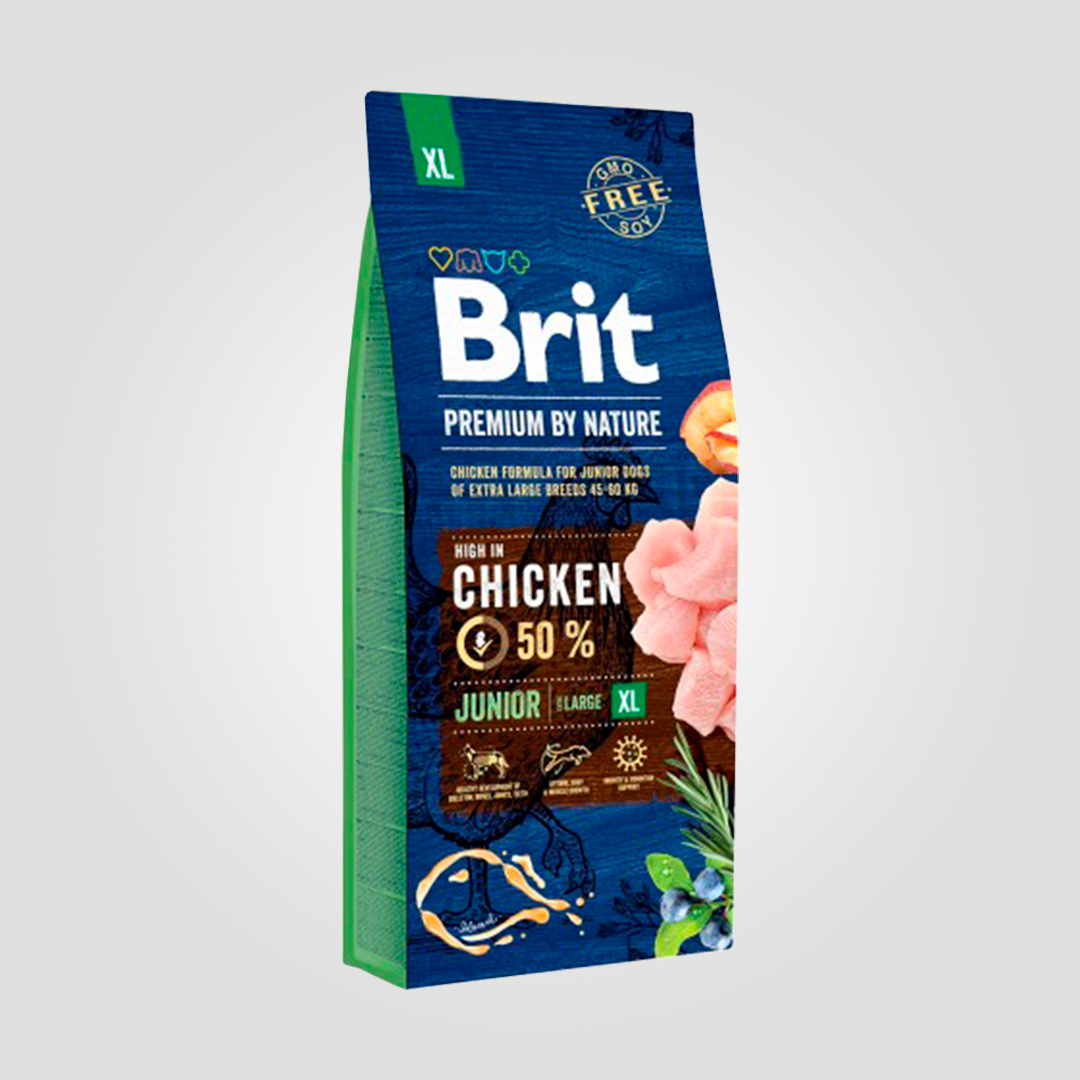 Корм сухой для щенков и молодых собак гиганских пород Brit Premium Junior XL с курицей 15 кг (20503047) Корм сухой для щенков и молодых собак гиганских пород Brit Premium Junior XL с курицей 15 кг (20503047)
