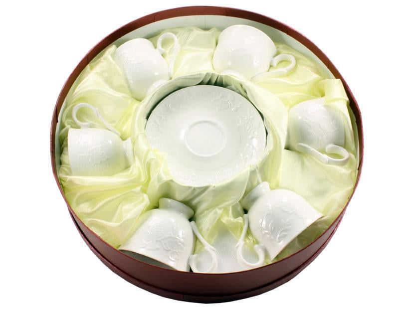 Набор чайный фарфоровый Interos Зара с блюдцем 12 пр. (Q0212)