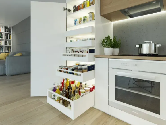 Висувна система GTV AxisPro l-450 мм середній H116 Білий (PB-AXISPRO-KPL450B1) - фото 2 Висувна система GTV AxisPro l-450 мм середній H116 Білий (PB-AXISPRO-KPL450B1) - фото 2