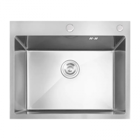 Мойка MIXXUS MH5843 SS COLOR MH5843 NANO-SILVER 3.0/0.8 из нержавеющей стали 580х430х215 мм Нержавеющая сталь (MX1930)