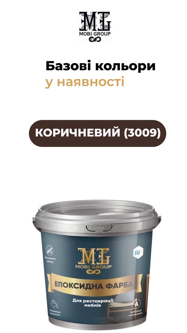 Фарба епоксидна для меблів MOBI GROUP 4,5 кг Коричневий RAL 3009 (2479168949) - фото 2