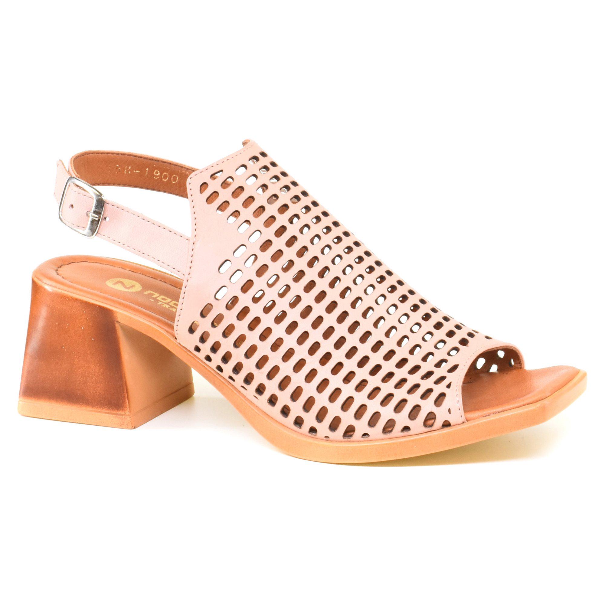 Босоножки женские летние Nod Trend р. 36 Пудровый (069972-36)