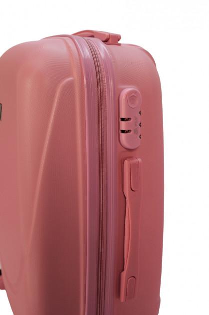 Валіза пластикова Fly 310 M на 4 колесах Рожевий (CEKRBFL310MS4ROZ) - фото 5 Валіза пластикова Fly 310 M на 4 колесах Рожевий (CEKRBFL310MS4ROZ) - фото 5