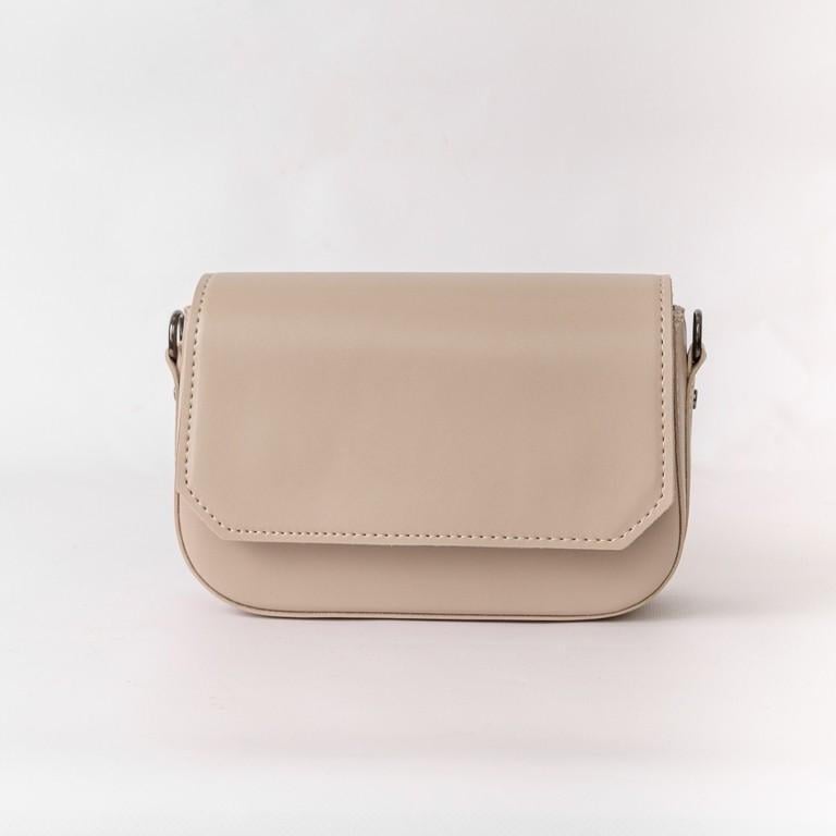 Сумка женская XENIA № 11-22 кросс-боди из глаткой экокожи Бежевый Сумка женская XENIA № 11-22 кросс-боди из глаткой экокожи Бежевый