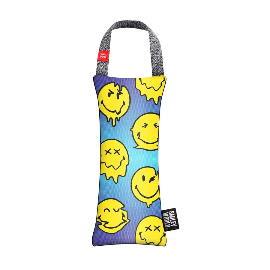 Игрушка для собак с пищалкой Waudog Fun Смайлики L 11x26 см Blue (631-0182)