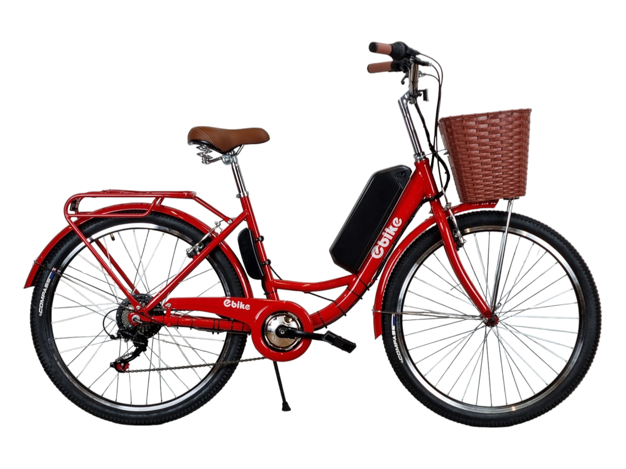 Електровелосипед Ebike Comfort 500W 36V 15 Ah 26" Червоний (2734405704)