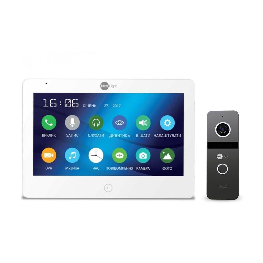 Комплект видеодомофона Neolight Mezzo HD/Solo FHD Graphite