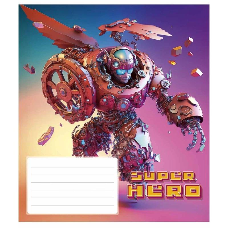 Школьная тетрадь в клетку Школярик 12 л. Разноцветный (NB-286-Z-212)