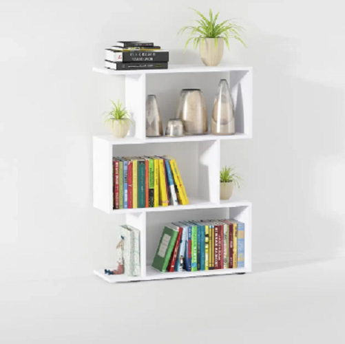Поличка для книг підлогова Білий (Р74)