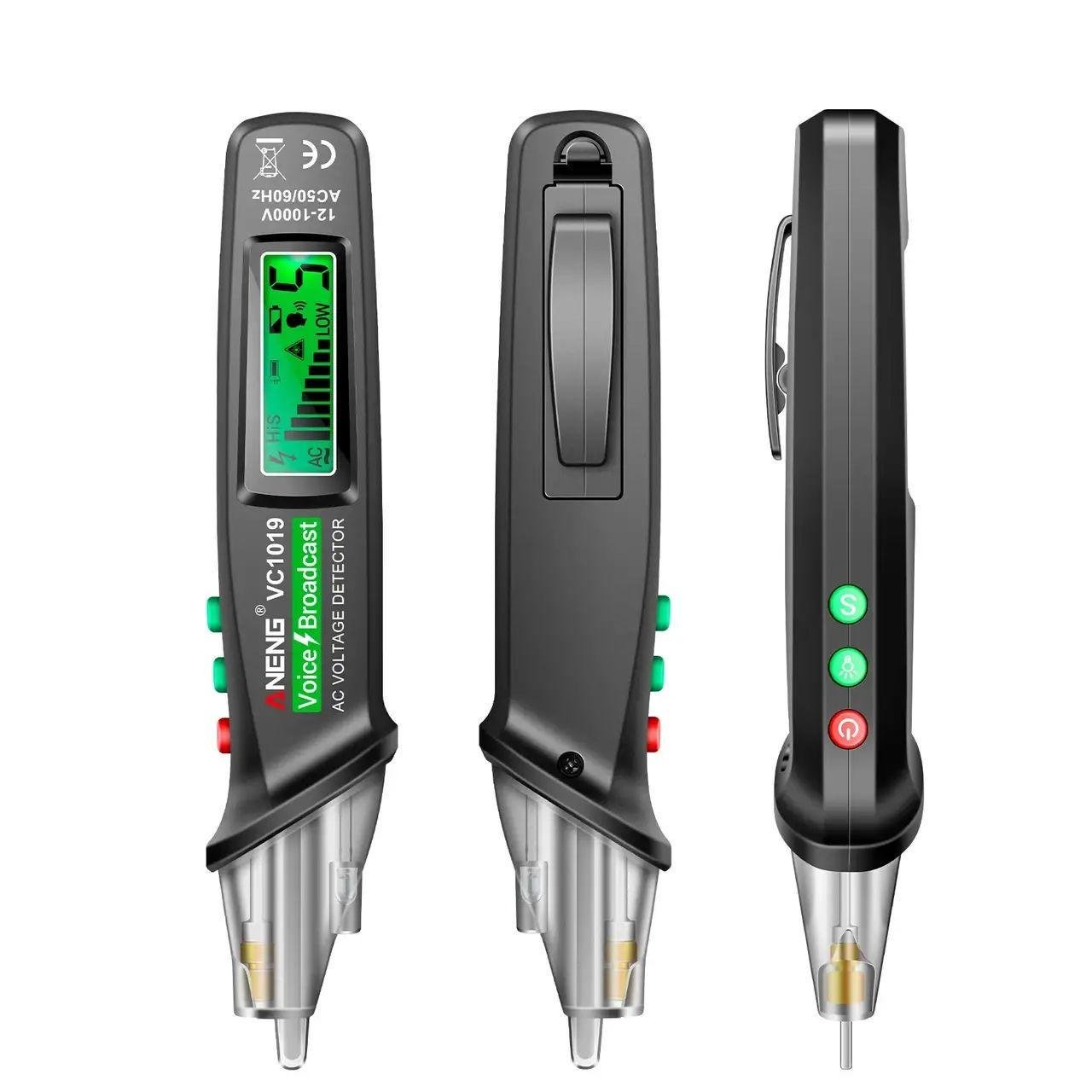 Тестер напряжения бесконтактный ANENG VC1019 лазер/фонарик 5 режимов чувствительности (2377294081) - фото 5 Тестер напряжения бесконтактный ANENG VC1019 лазер/фонарик 5 режимов чувствительности (2377294081) - фото 5