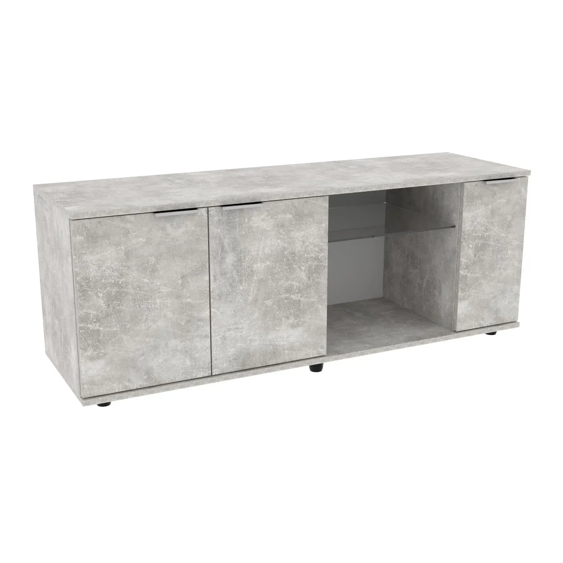 Тумба TV Kontinent Ketrin К-10 140х42,5х53 см Бетон (85135273)
