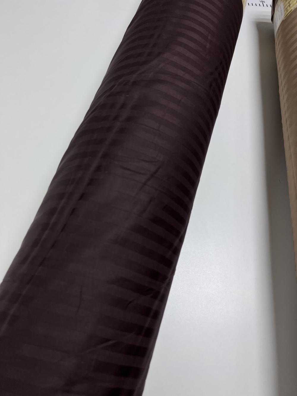 Комплект постельного белья на резинке Stripe LUX 1/1 см двуспальный/наволочки 50х70/70х70 см Chocolate (3997) - фото 2 Комплект постельного белья на резинке Stripe LUX 1/1 см двуспальный/наволочки 50х70/70х70 см Chocolate (3997) - фото 2