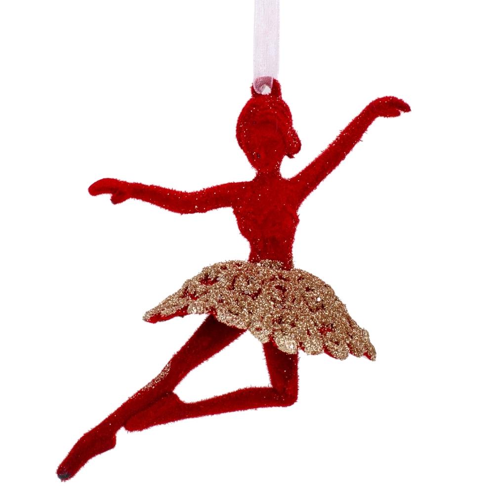 Игрушка на елку Elisey Изысканная грация 11 см Красный (NH-106-K-43)