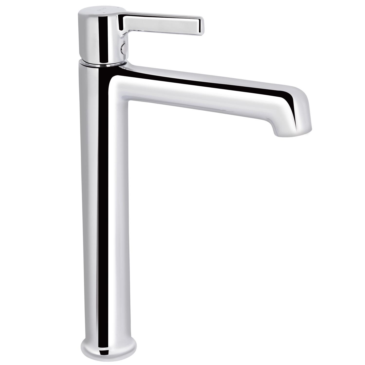 Смеситель для умывальника Q-tap Cardinal QTCAR269CRM45655 высокий однорычажный Хром (233676)