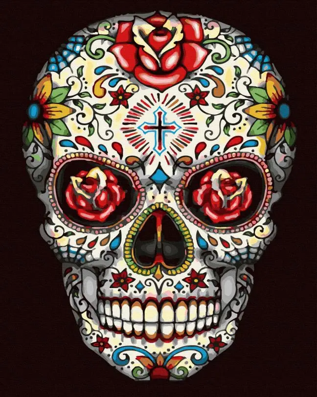 Картина по номерам Brushme Мексиканский праздник 40x50 см (BRM43744) Картина по номерам Brushme Мексиканский праздник 40x50 см (BRM43744)