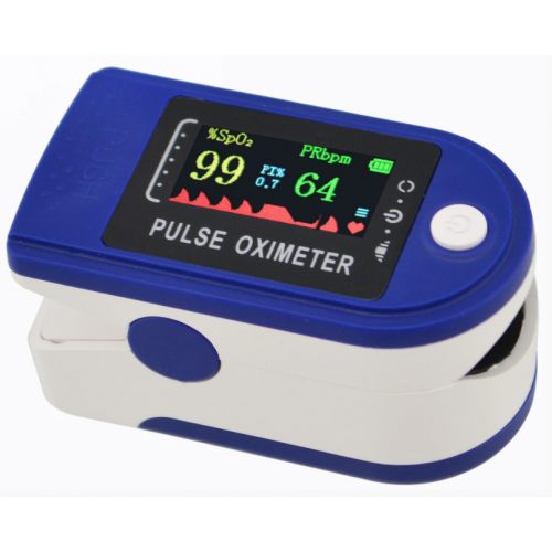 Портативний пульсометр оксиметр на палець Pulse Oximeter SP2 Синій (1362632807)