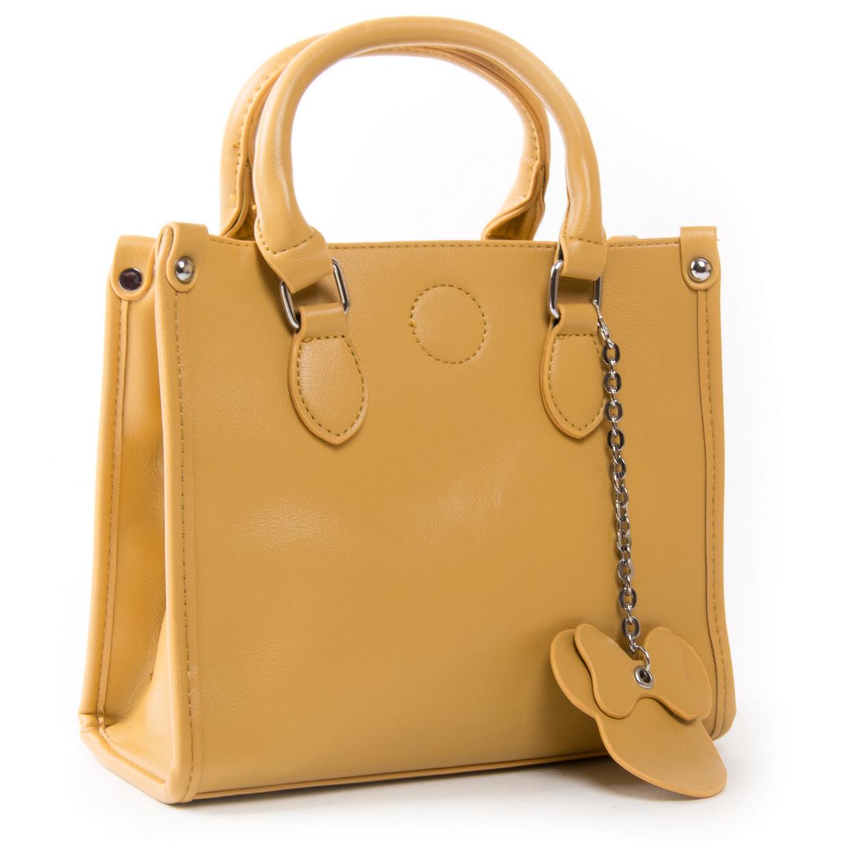 Женская сумочка на три отделения Fashion 6118 Желтый - фото 1 Женская сумочка на три отделения Fashion 6118 Желтый - фото 1