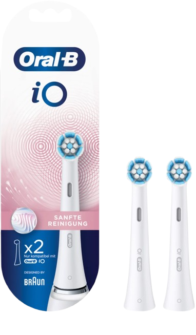 Насадки для електричної зубної щітки Oral-B iO Gentle Care 2 шт. White (PR24541)