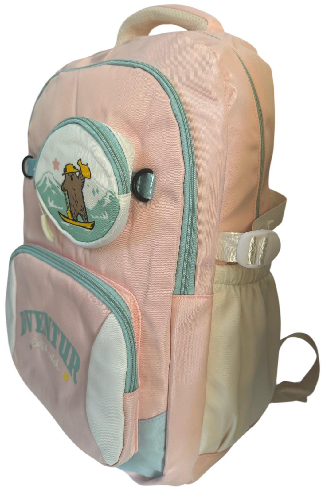 Рюкзак шкільний з трьома відділеннями Рожевий (3231P) - фото 4 Рюкзак шкільний з трьома відділеннями Рожевий (3231P) - фото 4