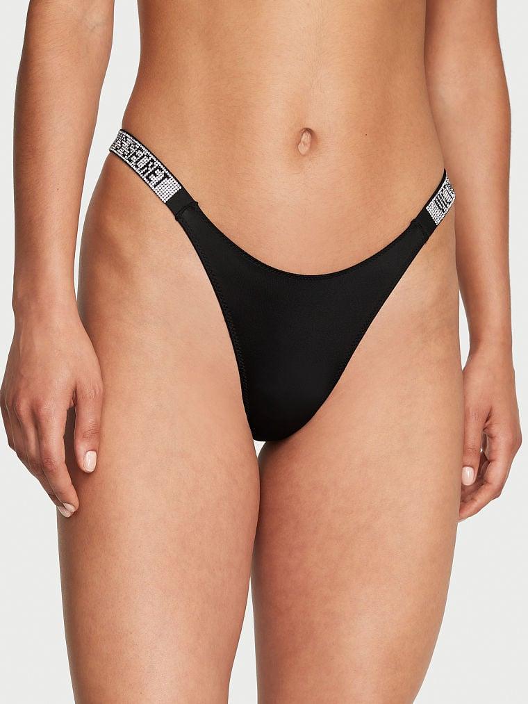 Трусики Victoria's Secret Bombshell Shine Strap Brazilian Panty со стразами M Черный (1976957776) Трусики Victoria's Secret Bombshell Shine Strap Brazilian Panty со стразами M Черный (1976957776)