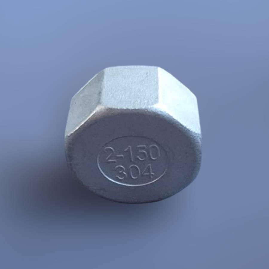 Заглушка восьмигранна DN50 BSPP н/ж сталь AISI304 Class-150 внутрішня різьба 2" (29203393) - фото 3 Заглушка восьмигранна DN50 BSPP н/ж сталь AISI304 Class-150 внутрішня різьба 2" (29203393) - фото 3