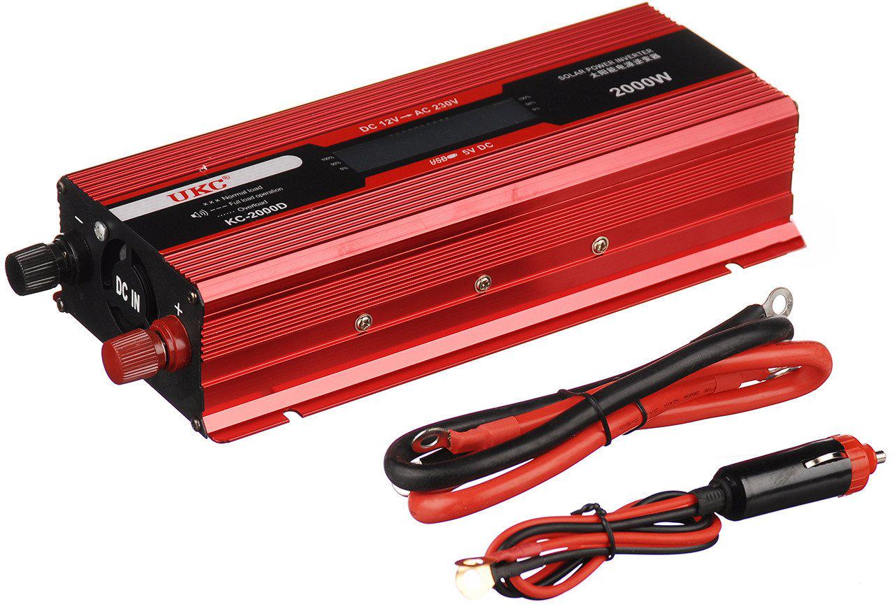Инвертор UKC 500W KC-500D LCD 12V
