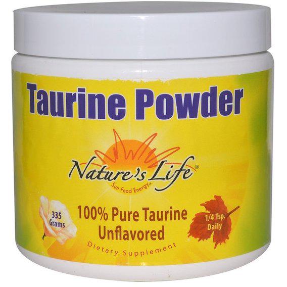 Таурин Nature's Life Taurine Powder 335 г 335 порций Unflavored (NLI-20366)