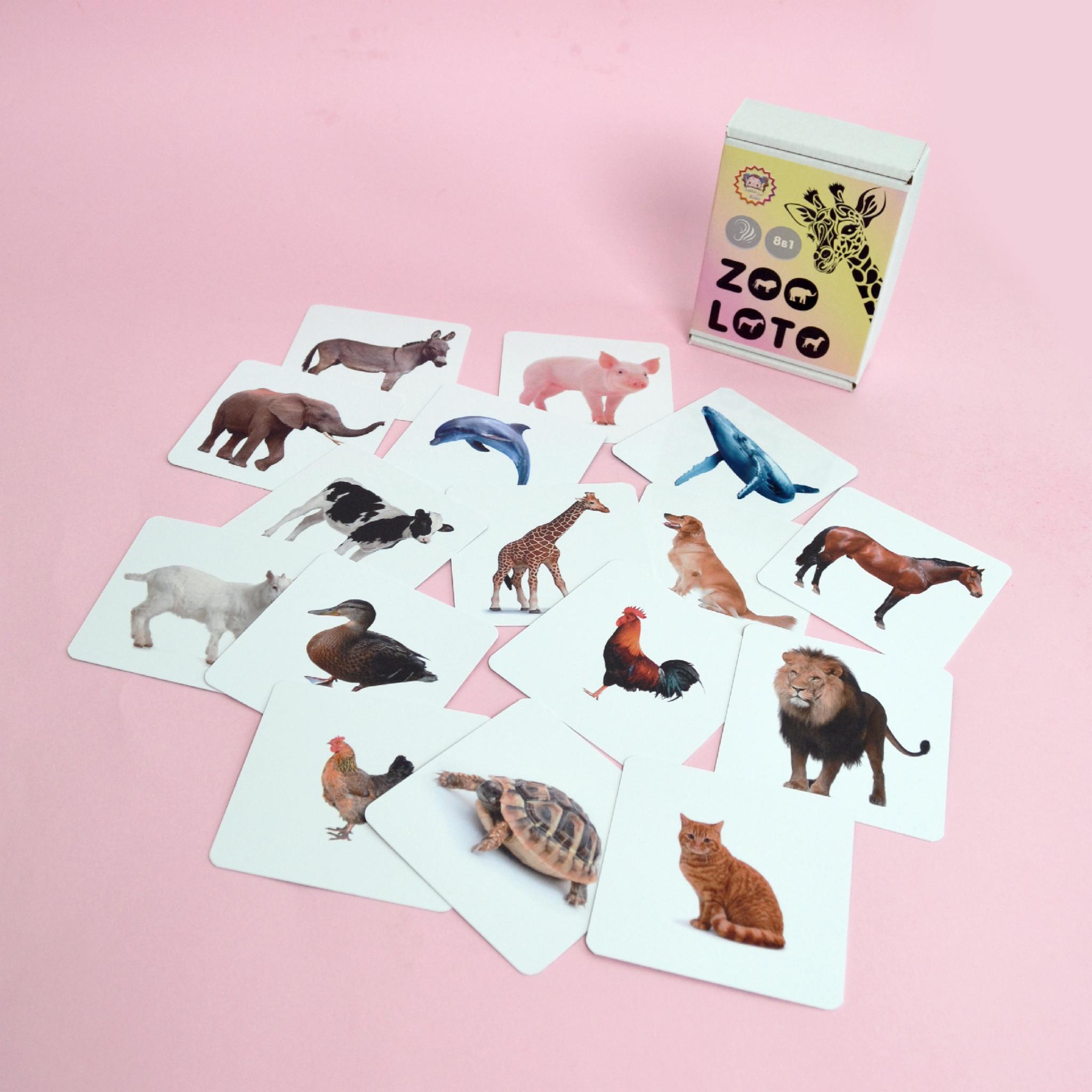 Настільна гра Zoia for Kids Лото ЗооЛото 8в1 16 тварин (М-004) - фото 8 Настільна гра Zoia for Kids Лото ЗооЛото 8в1 16 тварин (М-004) - фото 8