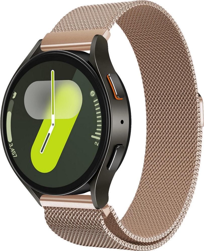 Петля миланская Milano для Galaxy Watch 7 Rose Gold (37476-27)
